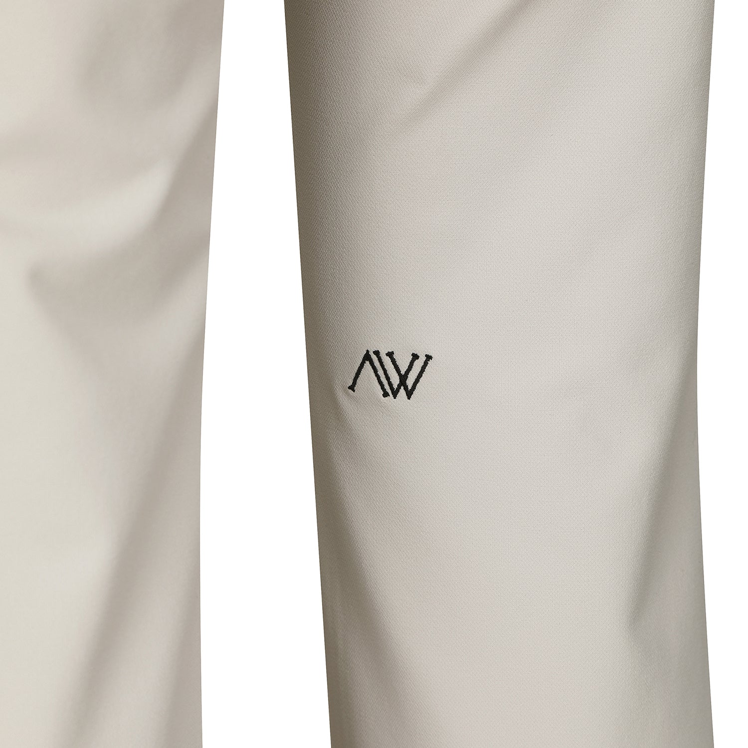 Women's Side Logo Point Long Pants - Beige