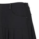 Big Logo Pleats Skirt