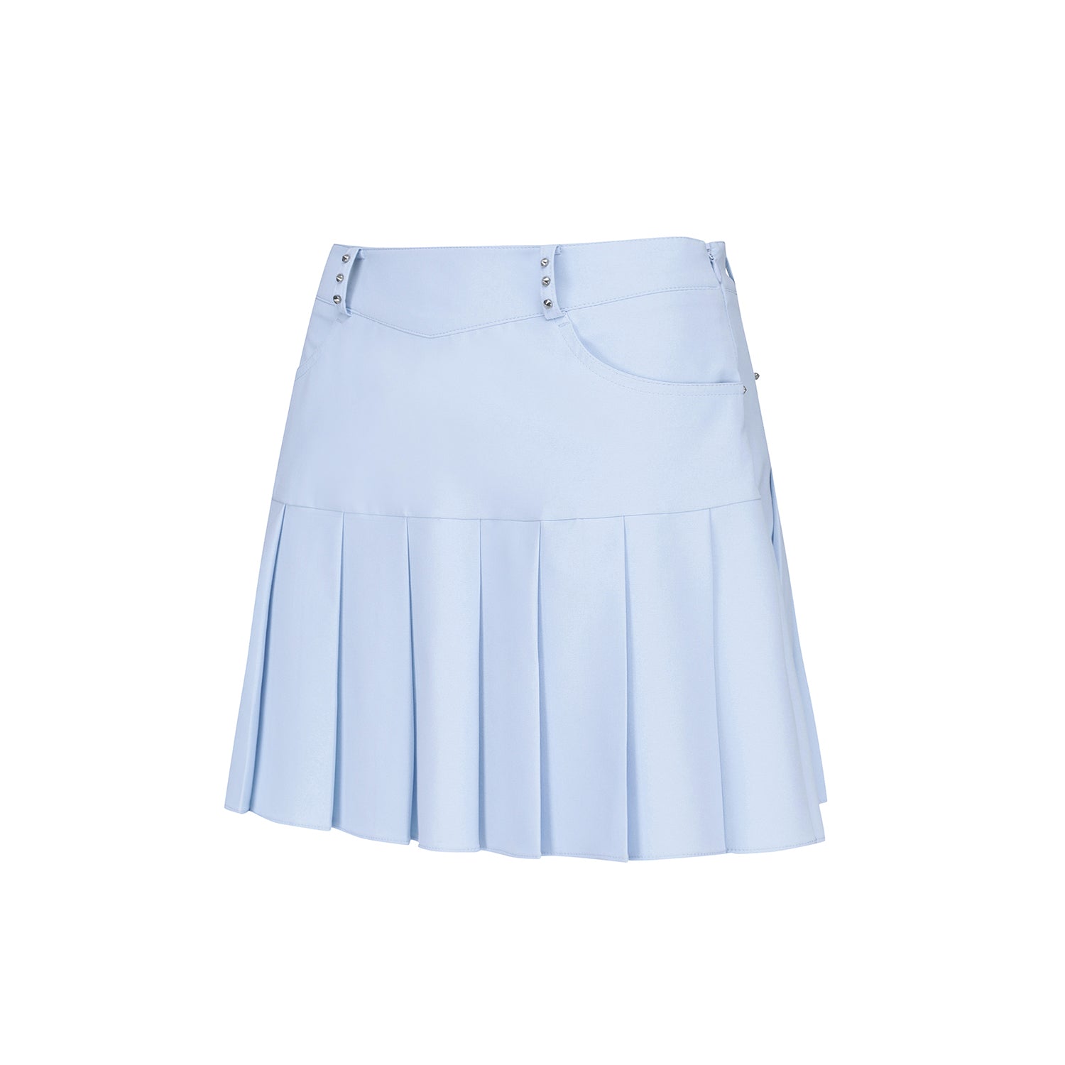 Big Logo Pleats Skirt