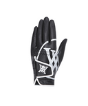Womens' Big Logo Both Hands Golf Gloves - Black
