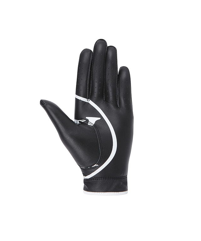 Womens' Big Logo Both Hands Golf Gloves - Black