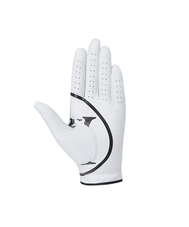 Women's Big Logo Two Hand Golf Gloves - White