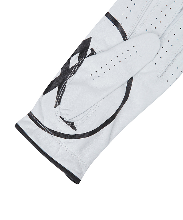 Women's Big Logo Two Hand Golf Gloves - White