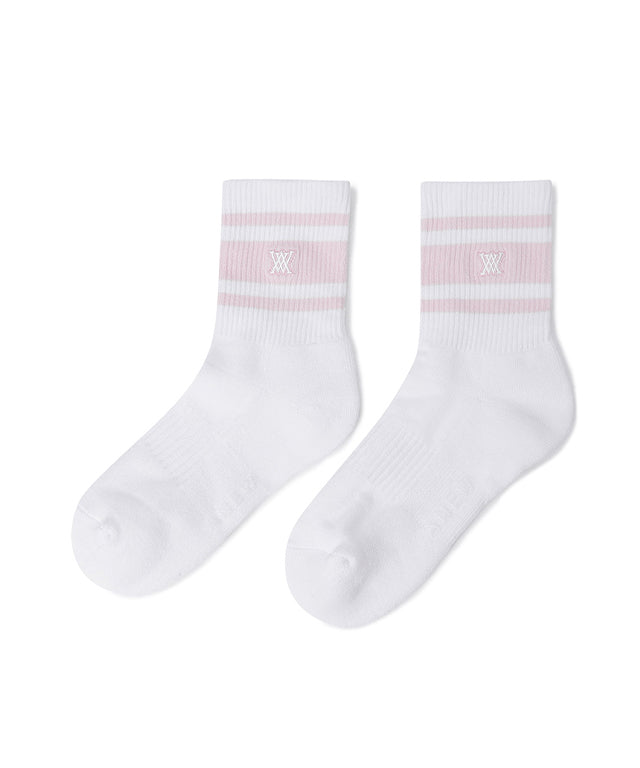 Color Matching Medium Neck Socks- 3 Colors