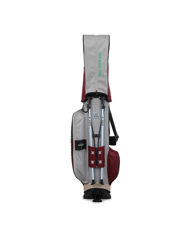 Double Logo Stand Bag - Magenta