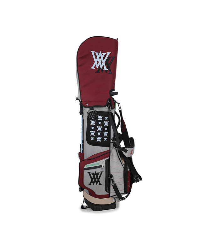 Double Logo Stand Bag - Magenta