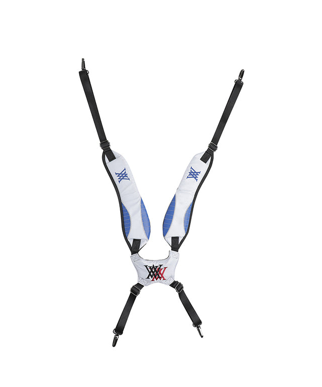 Double Logo Stand Bag - White