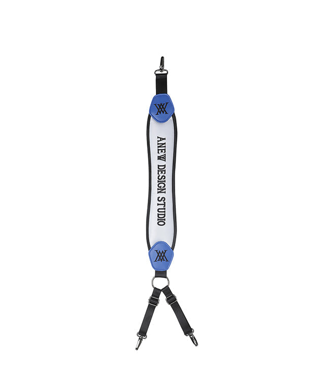 Double Logo Stand Bag - White