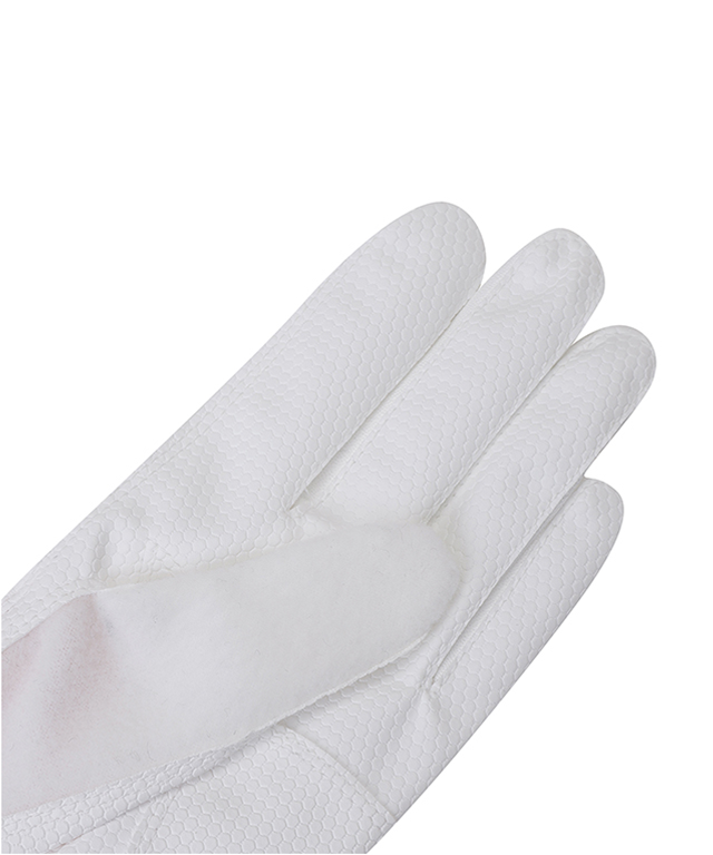 Finger Cut Fur Winter Gloves - White