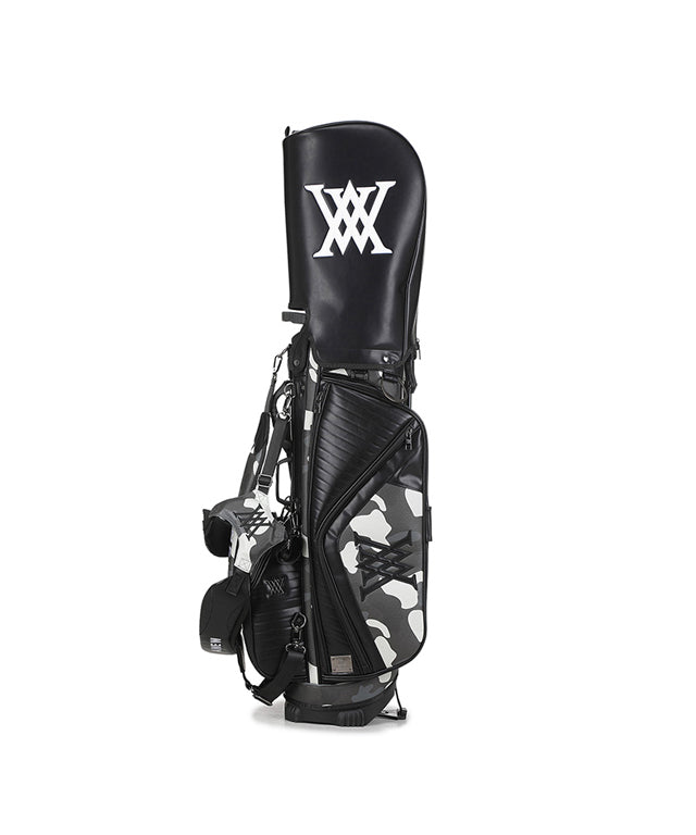 Indie Camo Stand Bag - Black