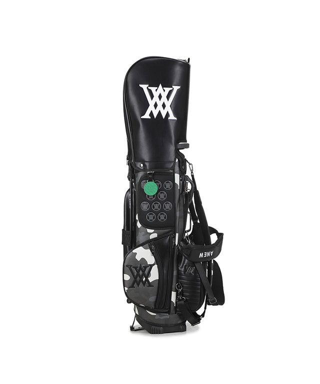 Indie Camo Stand Bag - Black