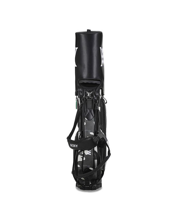 Indie Camo Stand Bag - Black