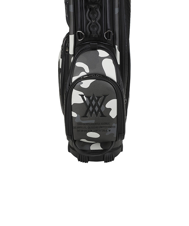 Indie Camo Stand Bag - Black