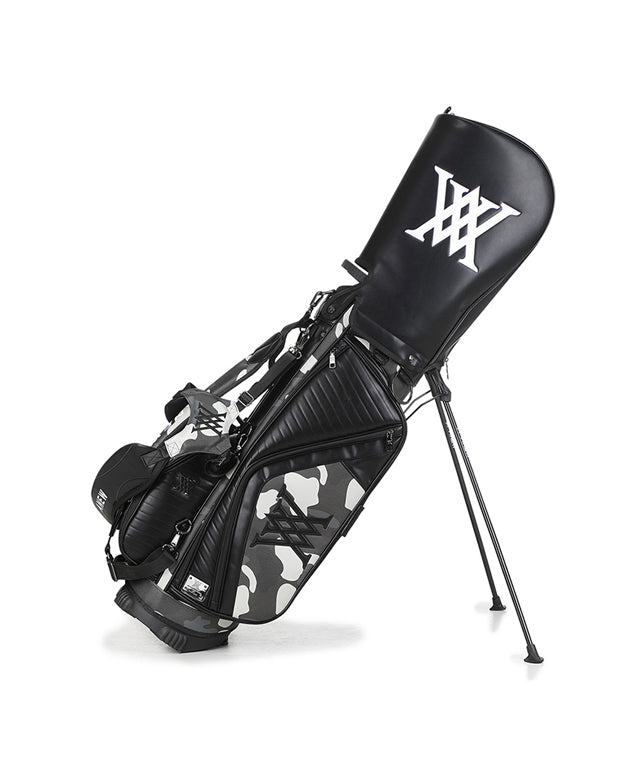 Indie Camo Stand Bag - Black