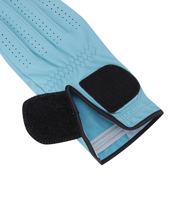 Men's Left hand solid glove- Aqua Blue