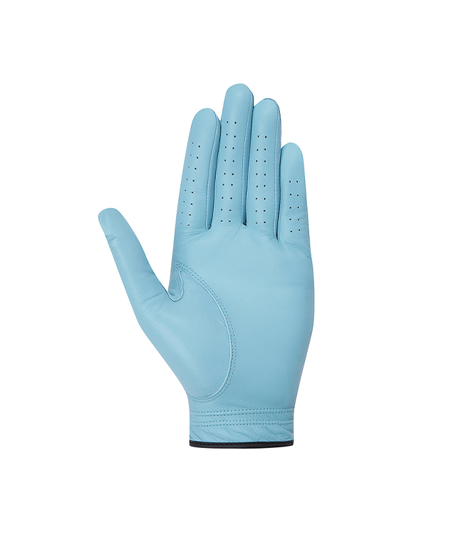 Men's Left hand solid glove- Aqua Blue