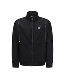 Men's Sleeve Detachable Point Jacket - Black