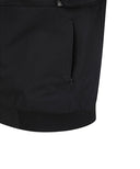 Men's Sleeve Detachable Point Jacket - Black