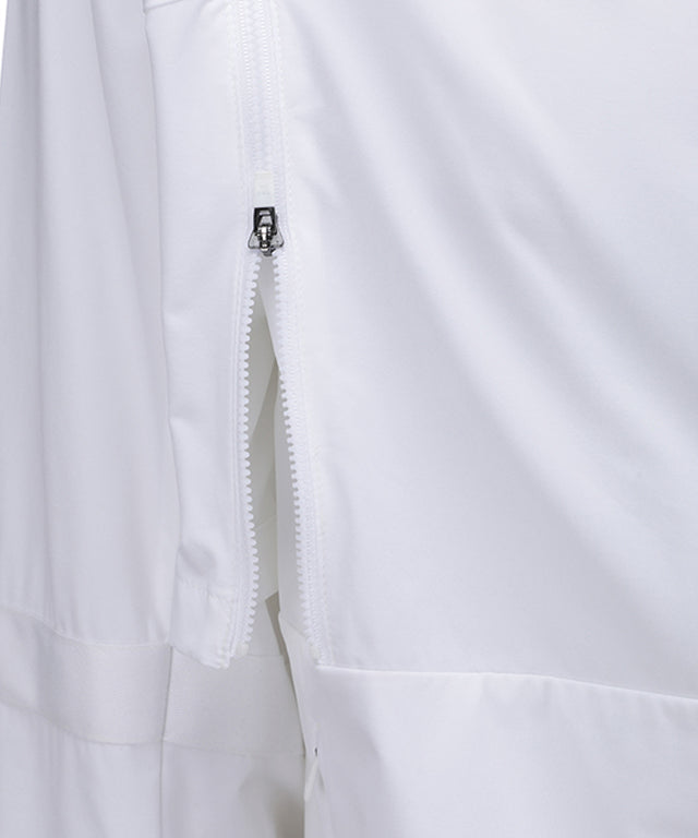 Men's Sleeve Detachable Point Jacket - White