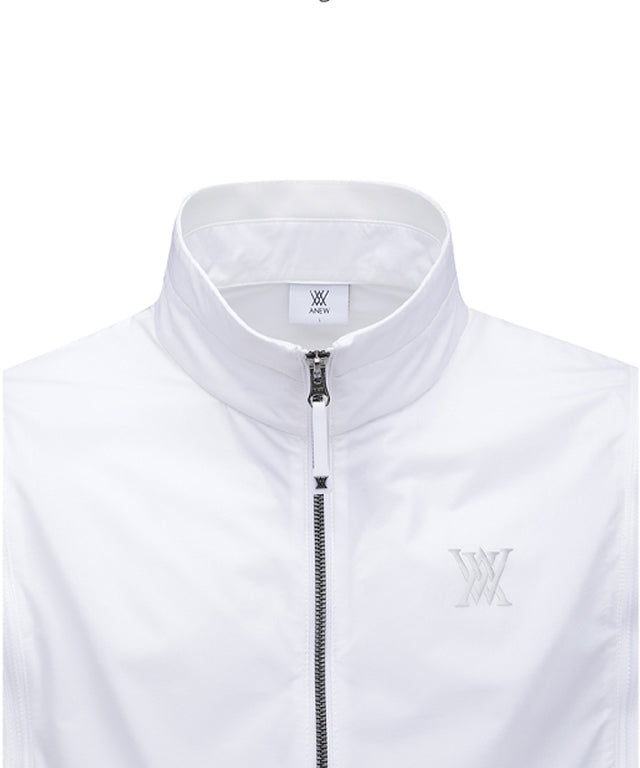 Men's Sleeve Detachable Point Jacket - White