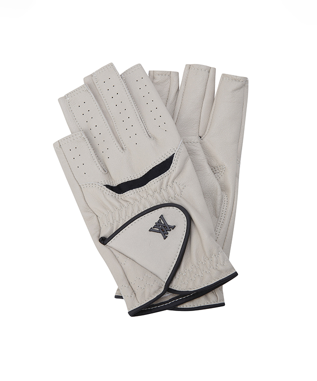 Women's Two Handed Nail Gloves - Beige