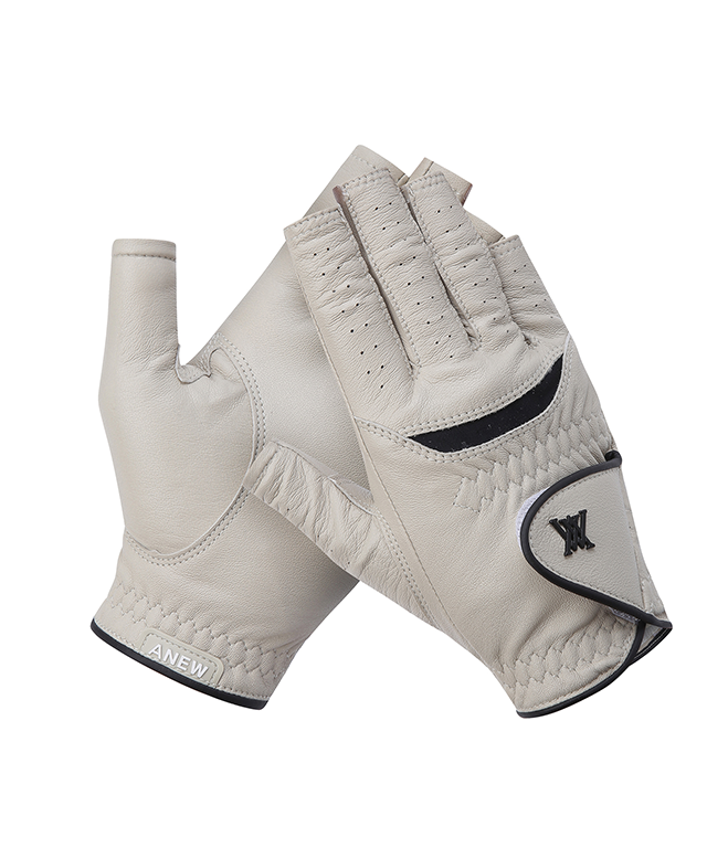 Women's Two Handed Nail Gloves - Beige
