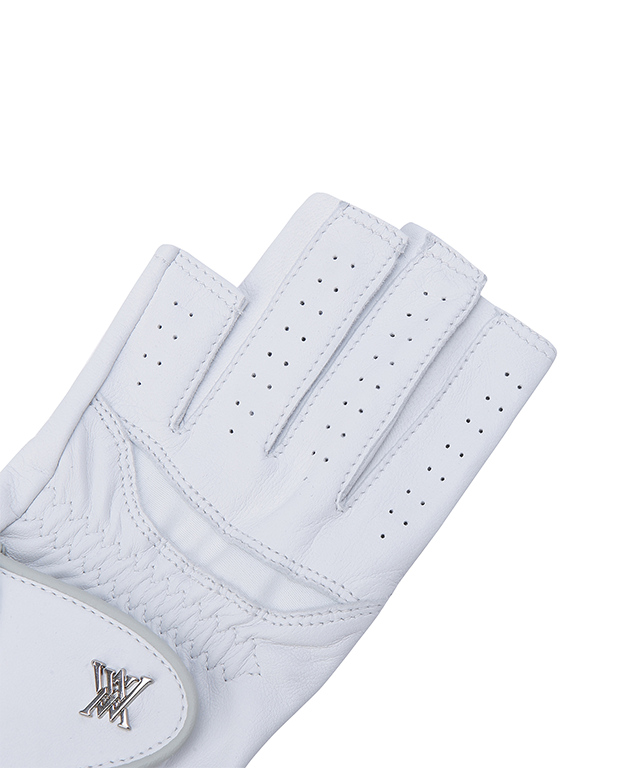 Women's Two Handed Nail Gloves - White