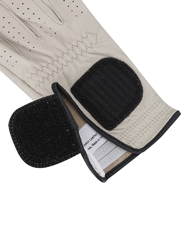 Women's Two Hand Solid Gloves - Beige