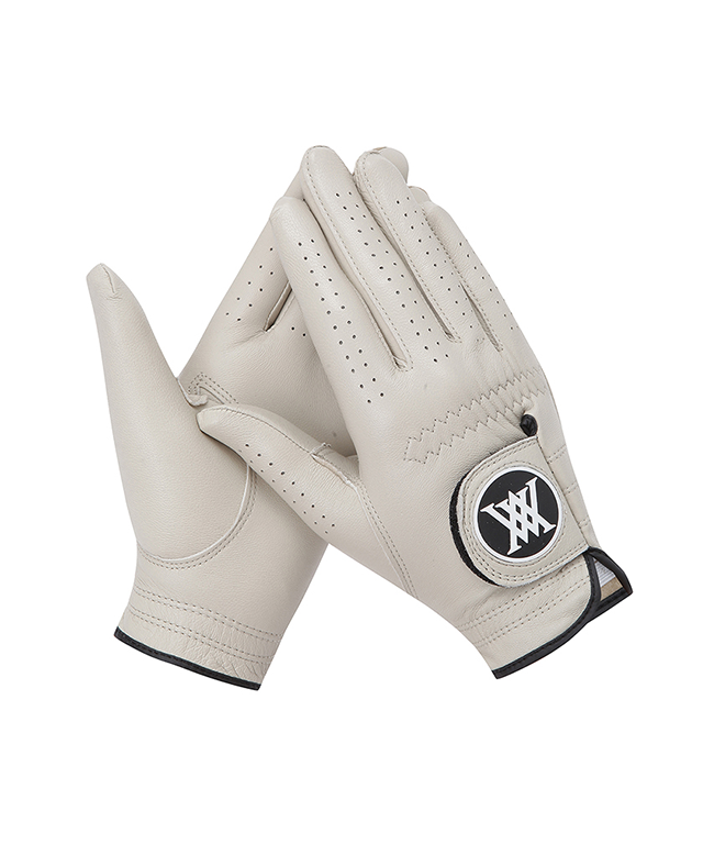 Women's Two Hand Solid Gloves - Beige