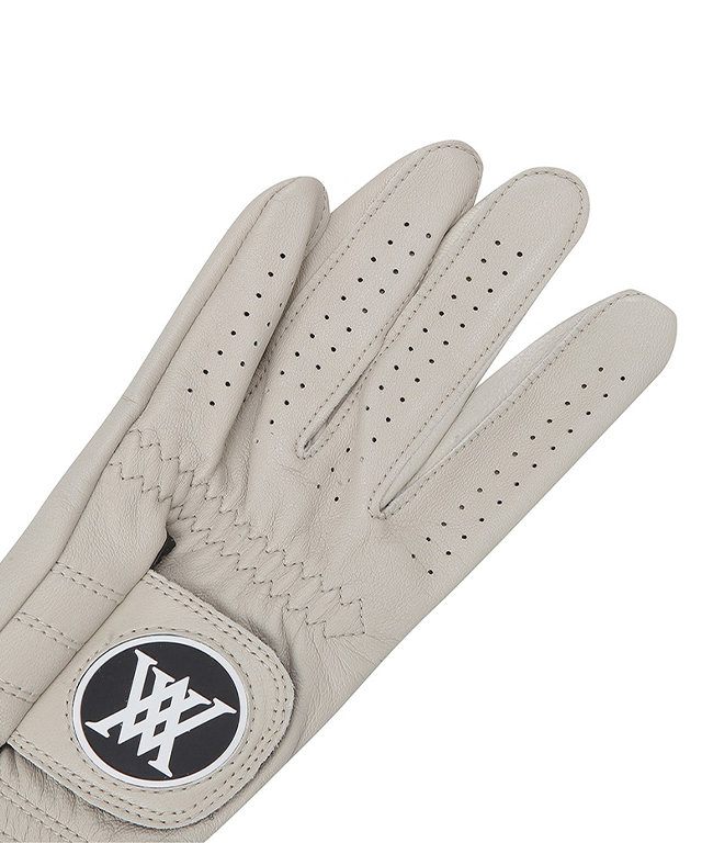 Women's Two Hand Solid Gloves - Beige