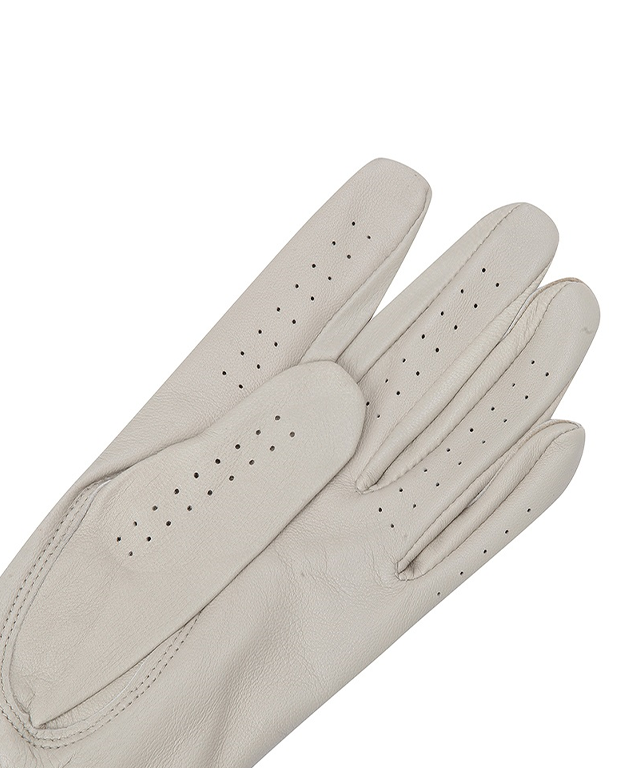Women's Two Hand Solid Gloves - Beige