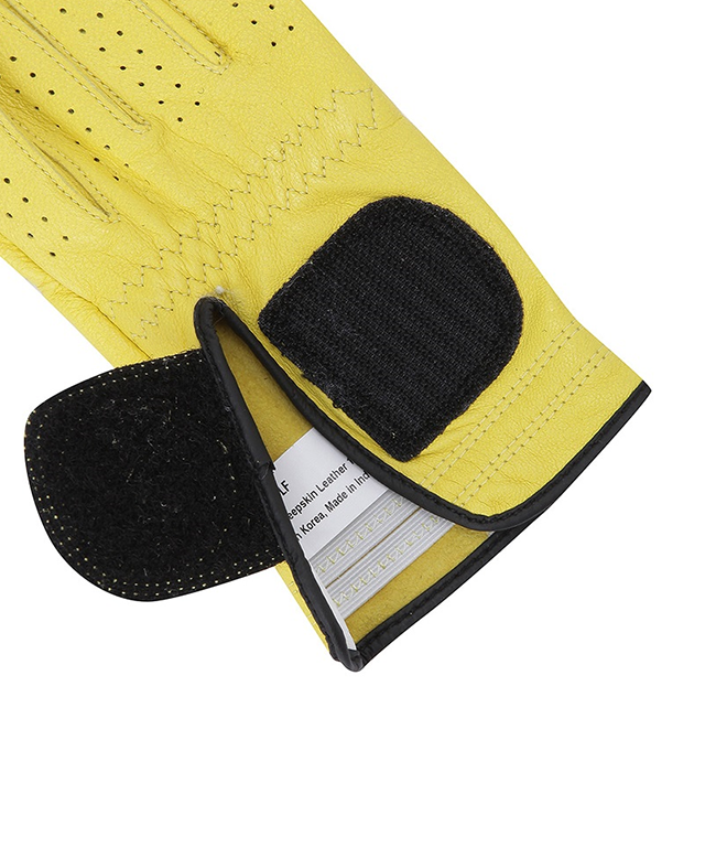 Two Hand Solid Gloves Women - Yellow