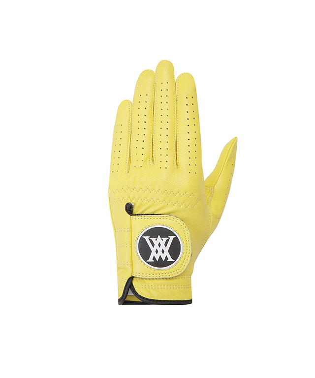 Two Hand Solid Gloves Women - Yellow