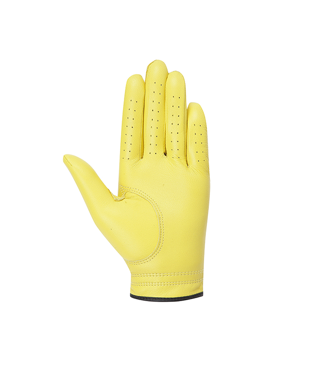 Two Hand Solid Gloves Women - Yellow