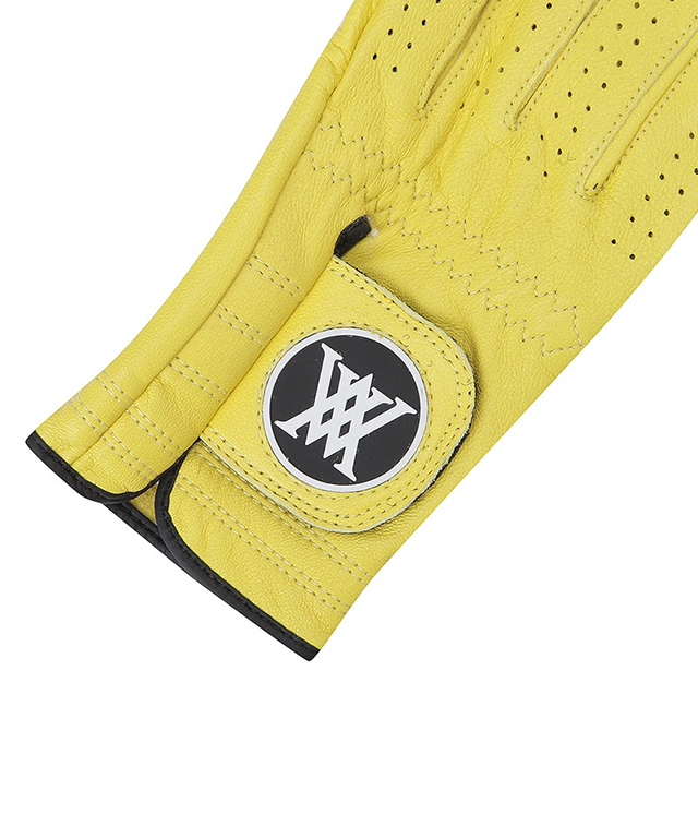 Two Hand Solid Gloves Women - Yellow