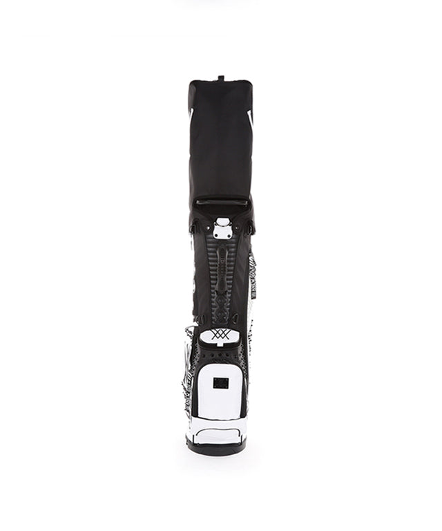 Two-Color Stand Bag - Black
