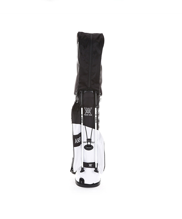 Two-Color Stand Bag - Black