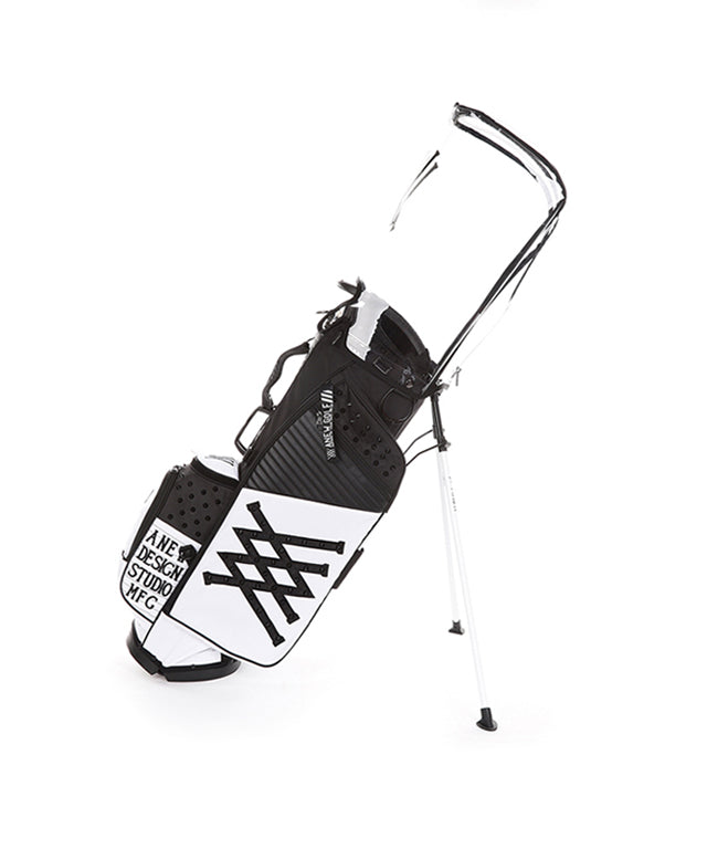 Two-Color Stand Bag - Black