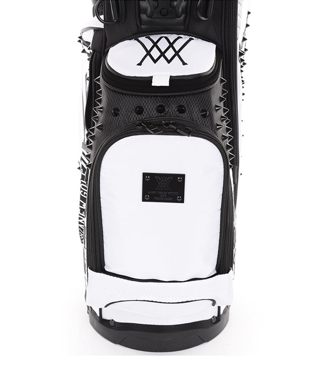 Two-Color Stand Bag - Black