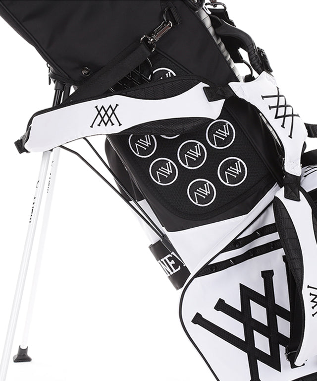 Two-Color Stand Bag - Black