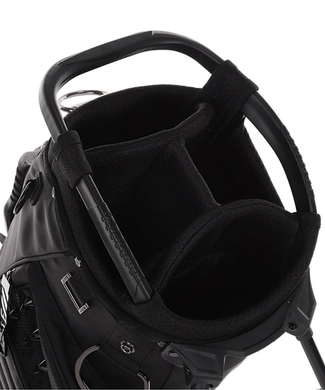 Two-Color Stand Bag - Black