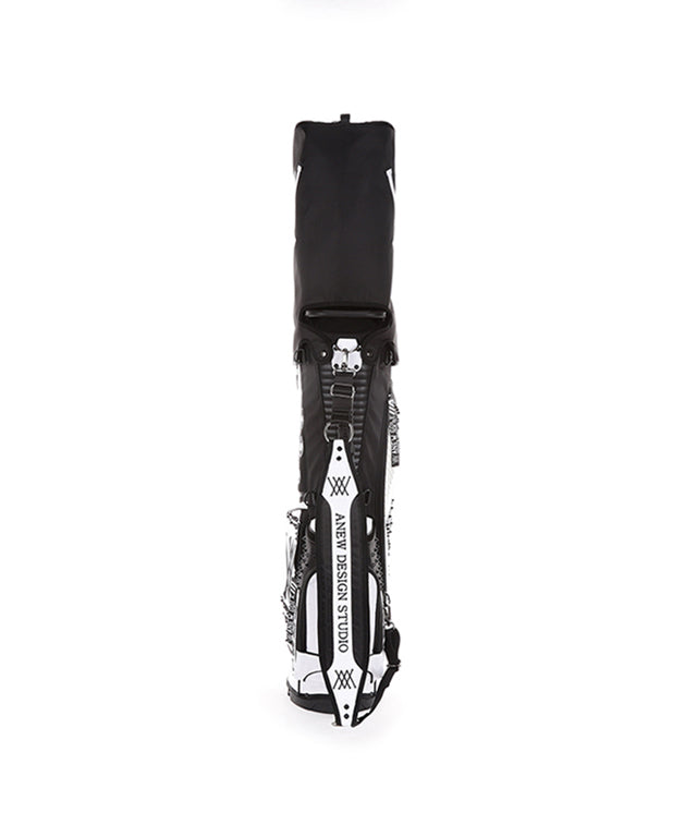 Two-Color Stand Bag - Black