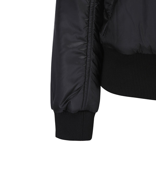 Women's Thinsulate Detachable Padding MA-1 JK - Black