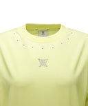 [Legacy Sale] Women's Beads Point Crop Short Sleeve  T-Shirt - Yellow