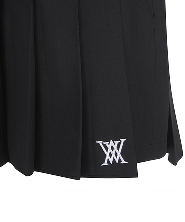 Women's Belt Point Pleats Half Pants