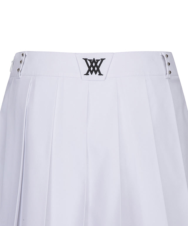 Women's Belt Point Pleats Half Pants