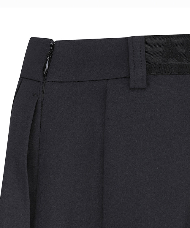 Women's Bubble Flare Skirt -  Black