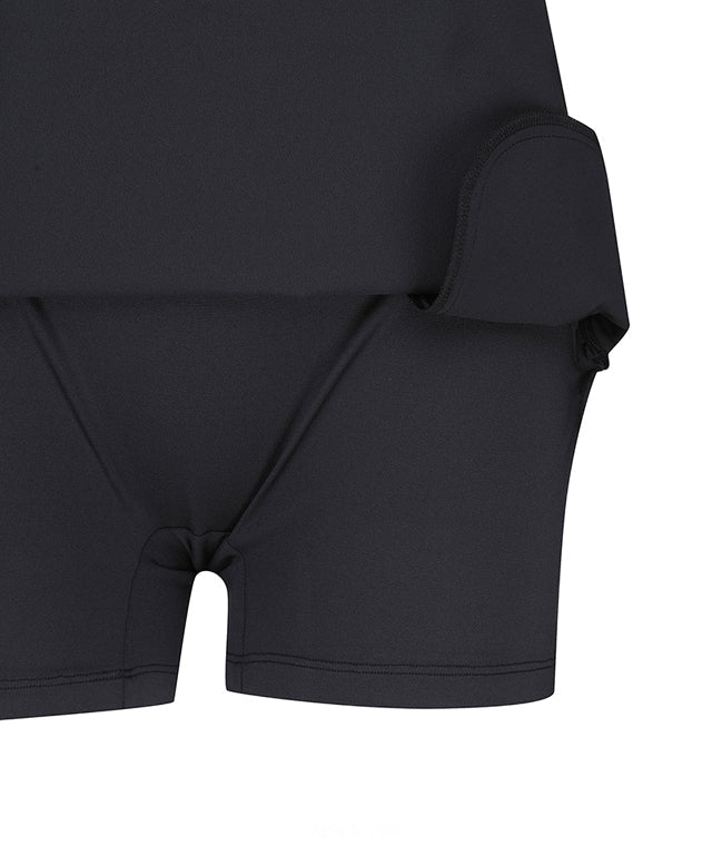 Women's Bubble Flare Skirt -  Black