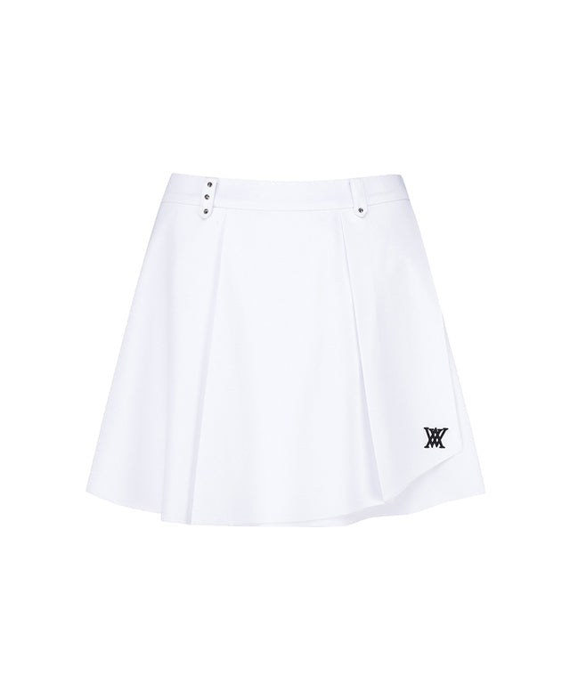Women's Bubble Flare Skirt -  White