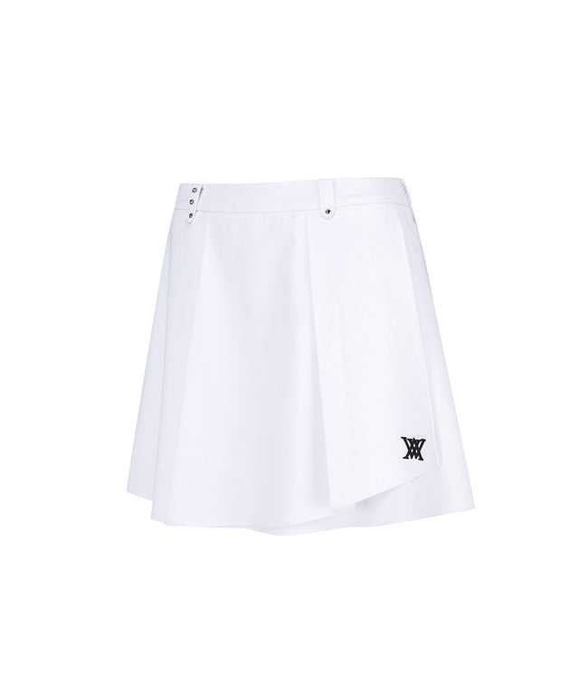 Women's Bubble Flare Skirt -  White